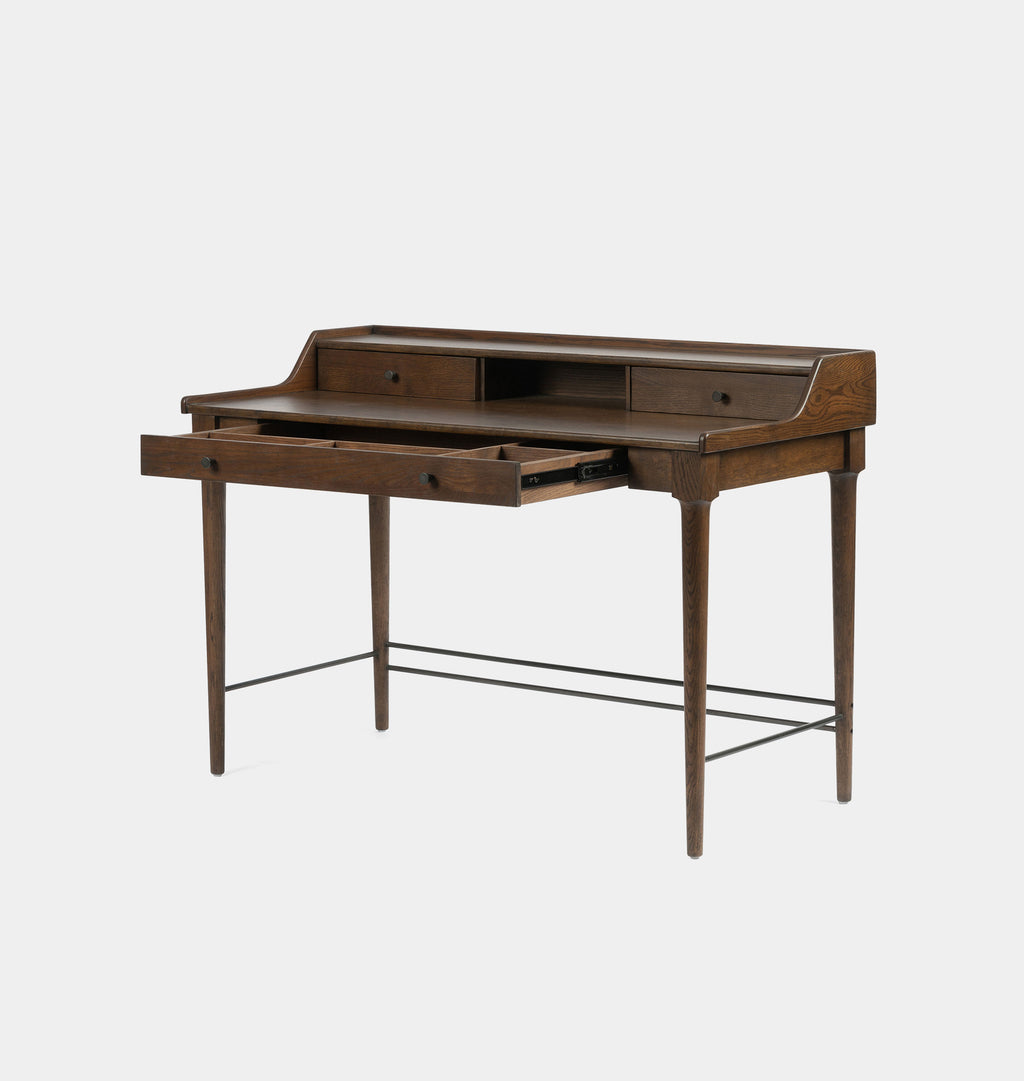 Ollie Toasted Oak Writing Desk 