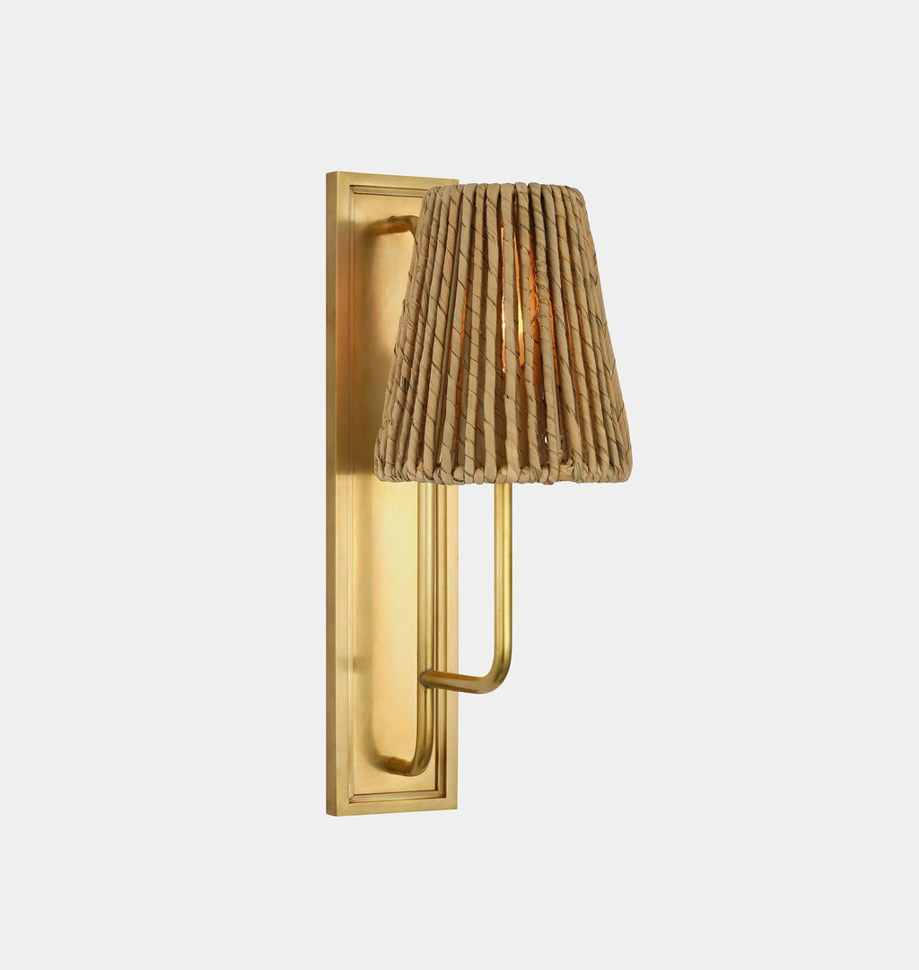 Rui Sconce Brass Abaca