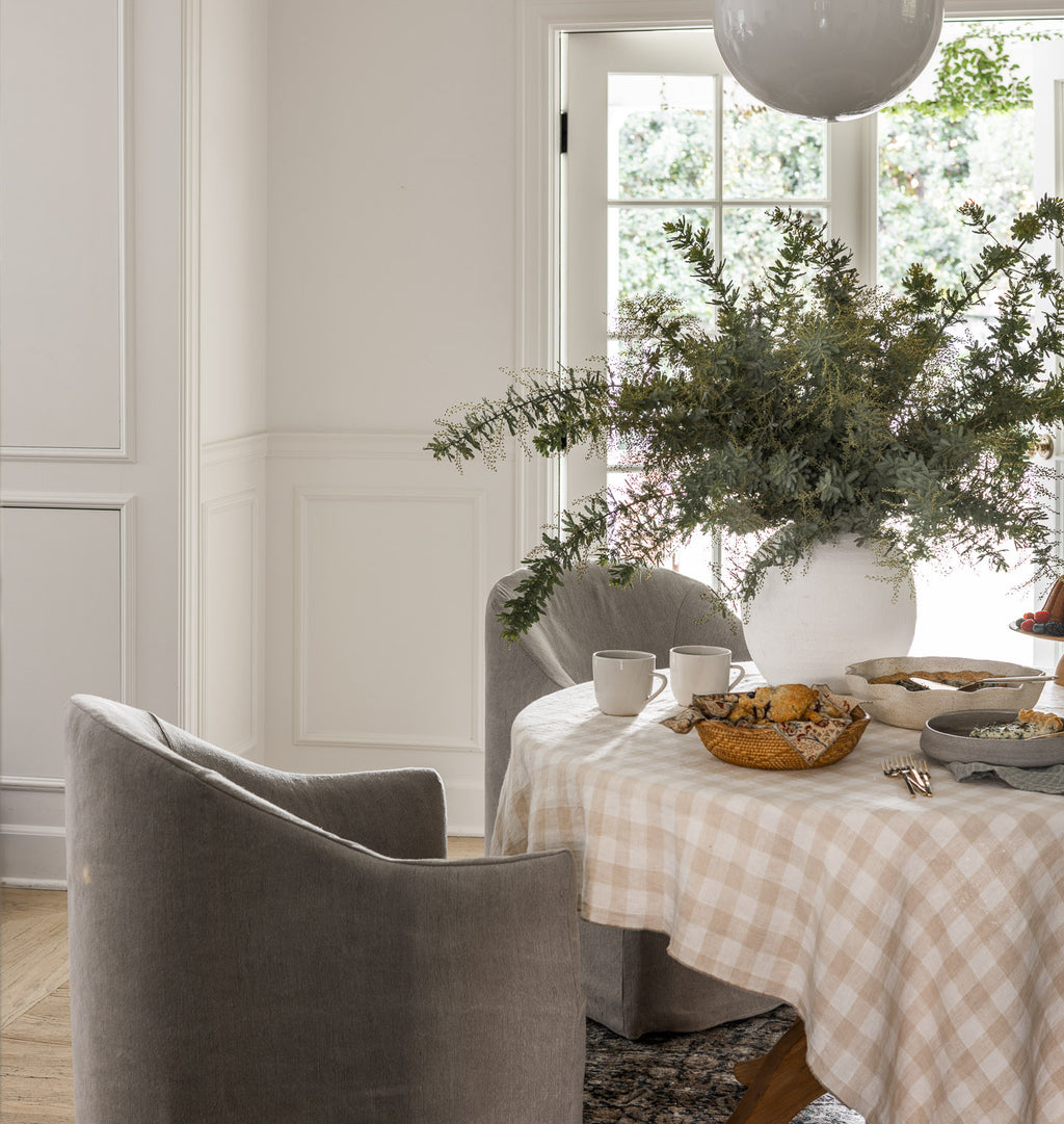Canvas Vintage Tablecloth