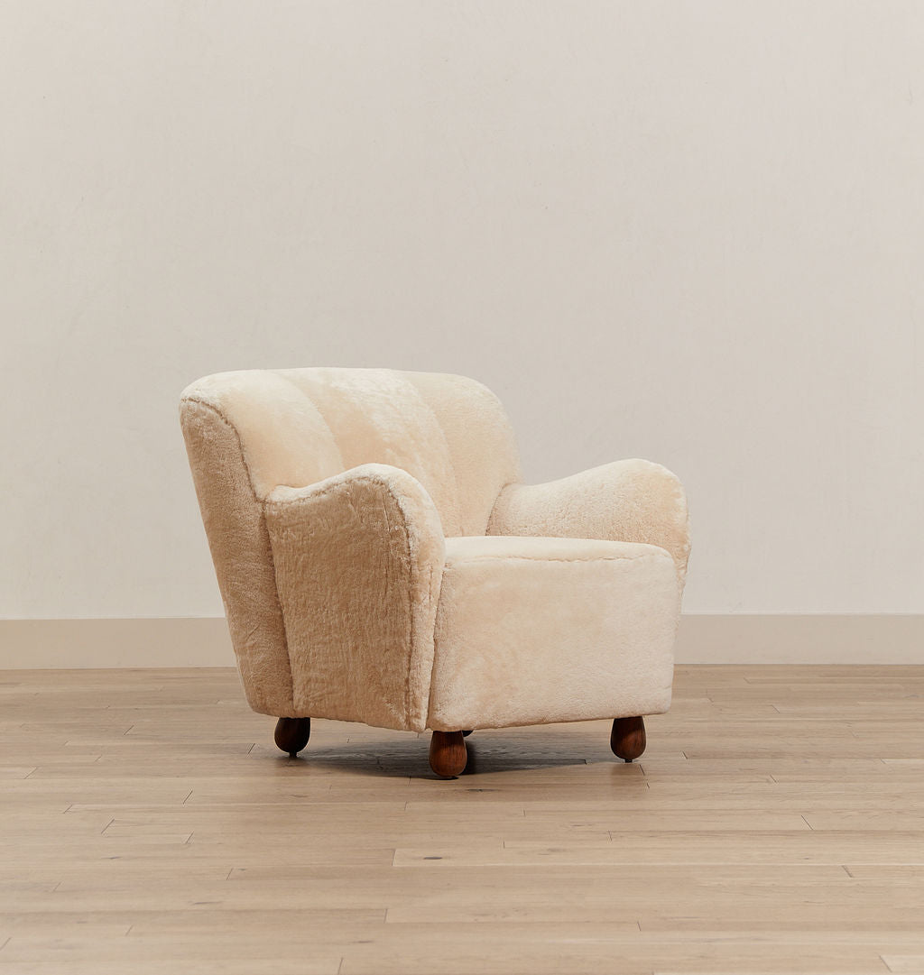Tera Armchair Camel Shearling