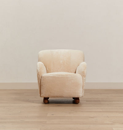 Tera Armchair Camel Shearling