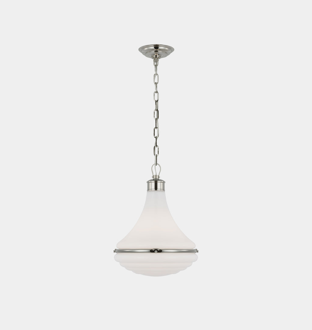 Wesley 15" Pendant Polished Nickel