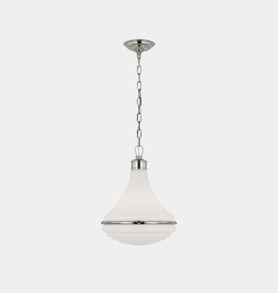 Wesley 15" Pendant Polished Nickel