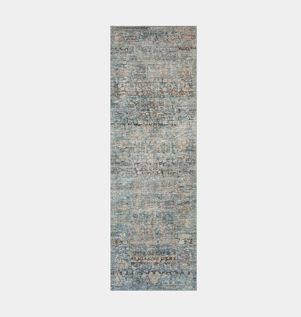 Billie BIL-05 Denim / Blush Area Rug