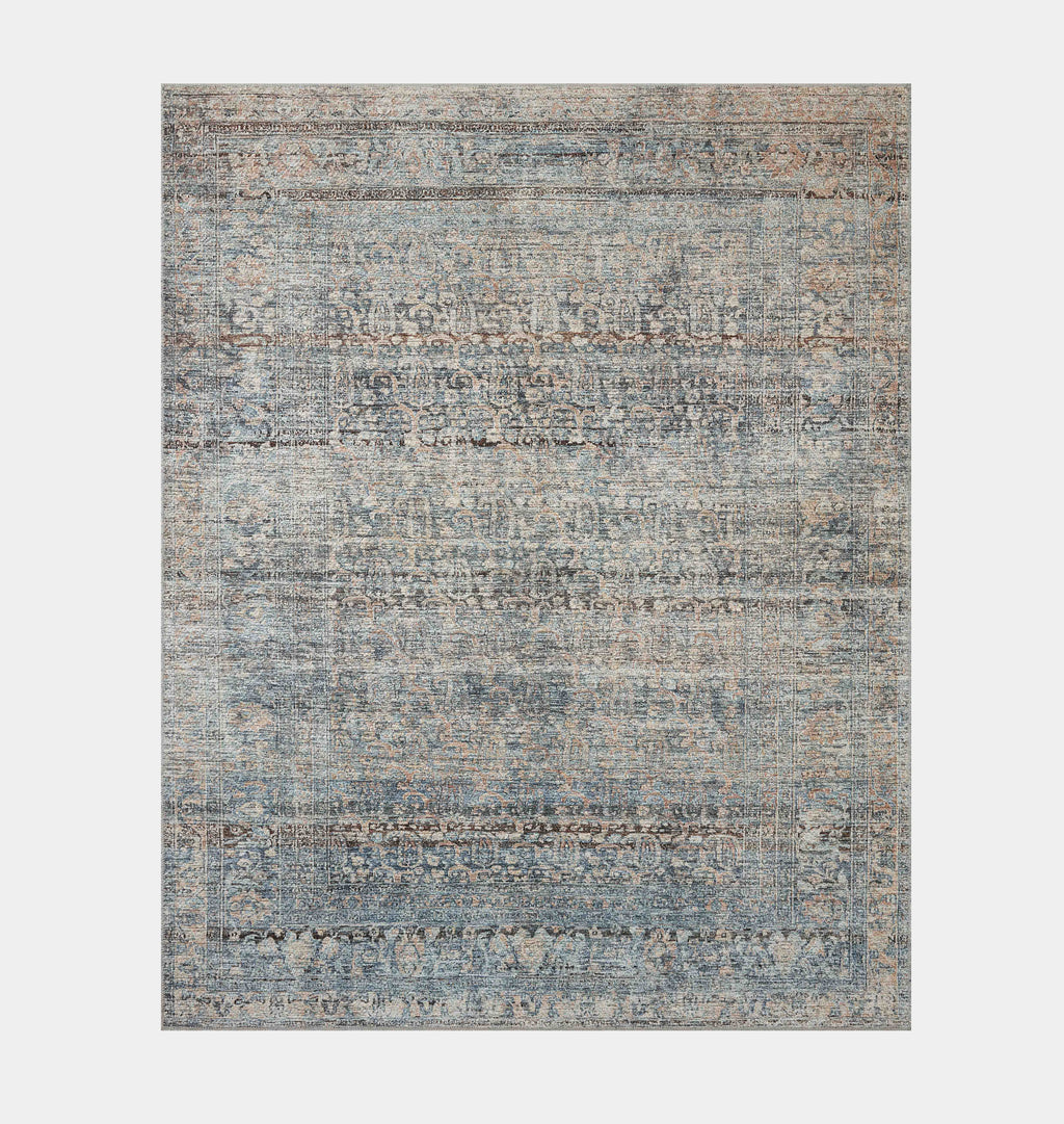 Billie BIL-05 Denim / Blush Area Rug