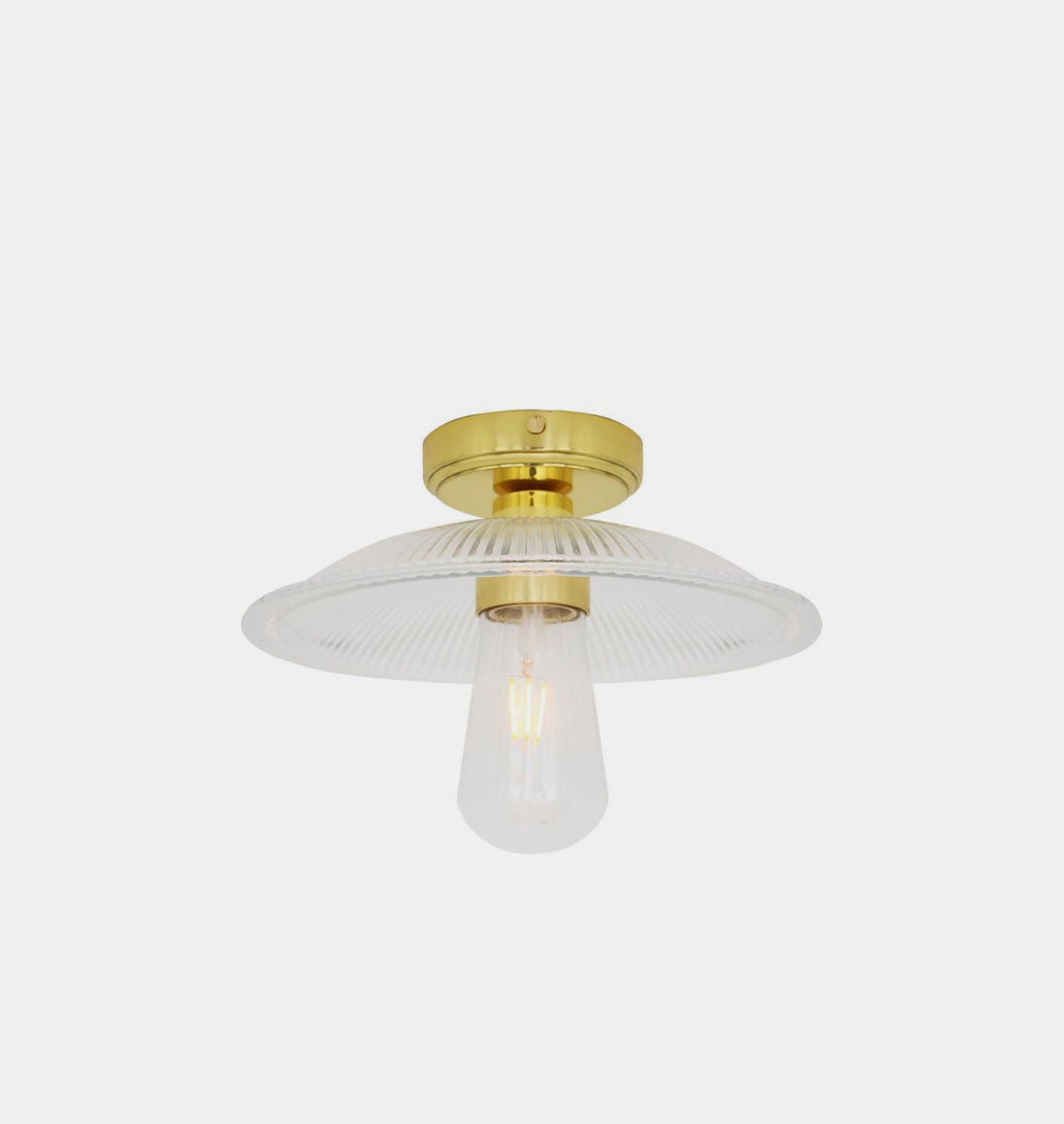 Gal Prismatic Flush Mount
