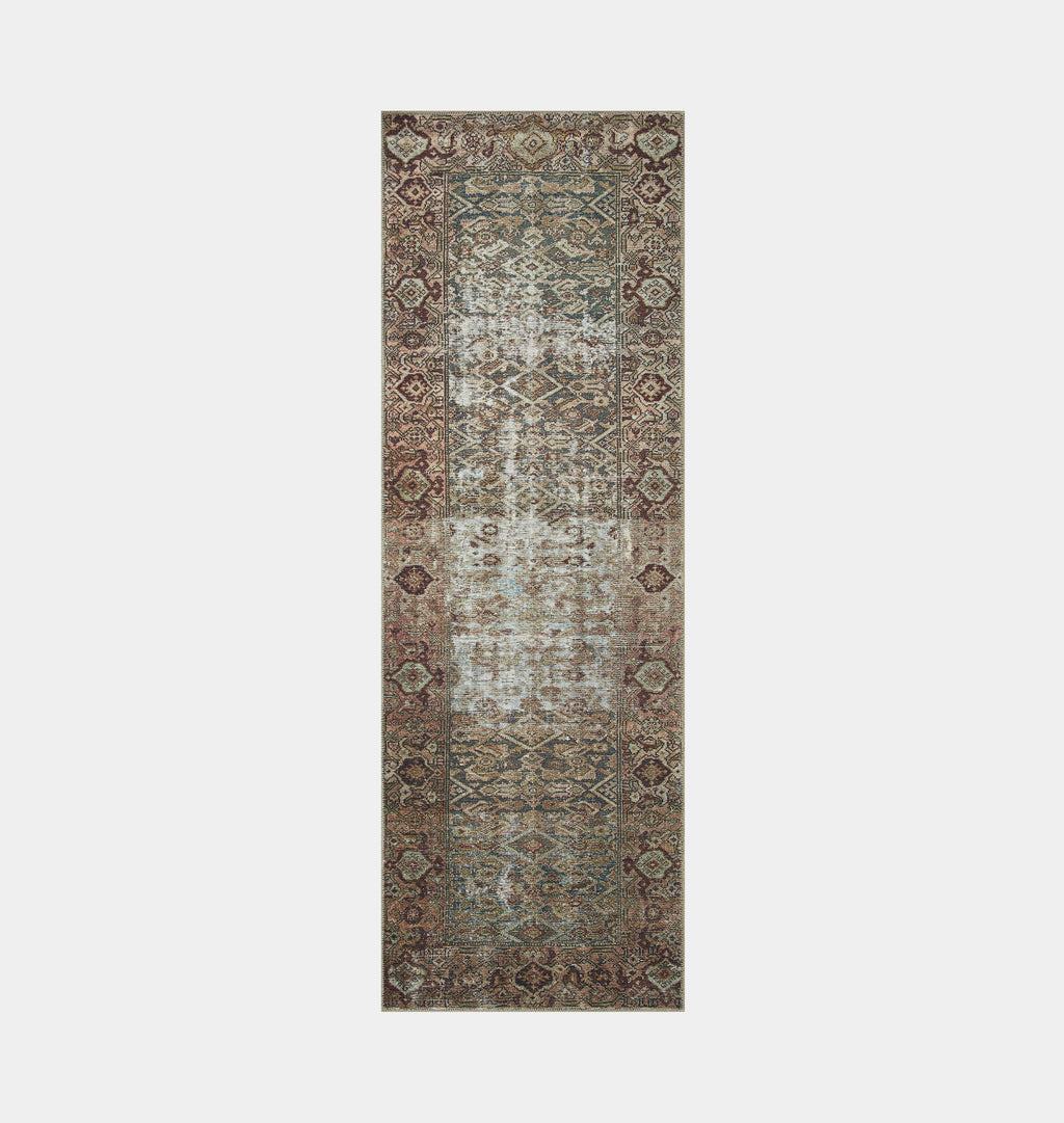 Georgie GER-07 Moss / Salmon Area Rug