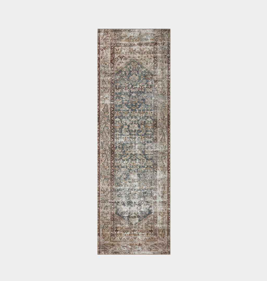 Georgie GER-04 Teal / Antique Area Rug