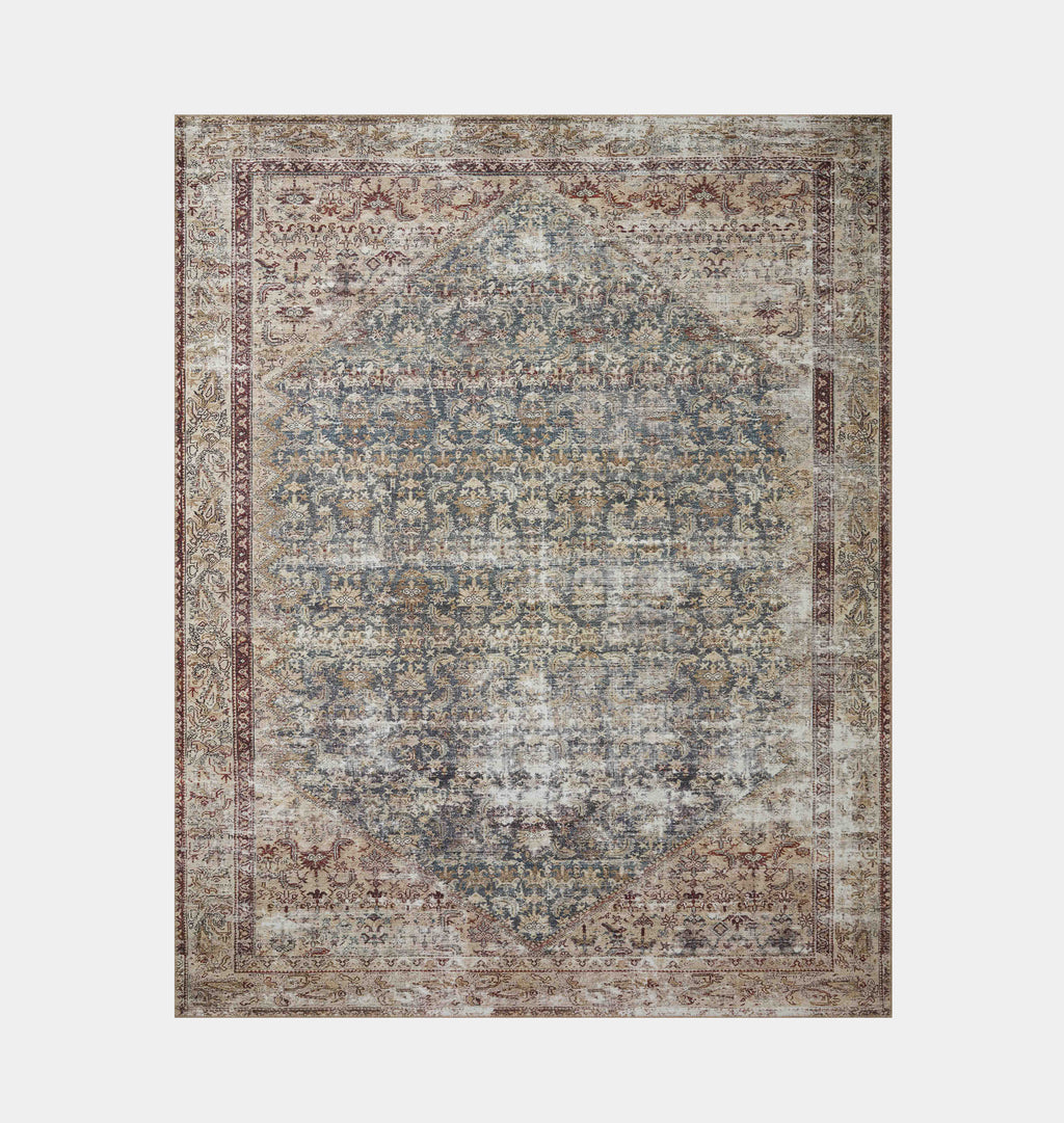 Georgie GER-04 Teal / Antique Area Rug