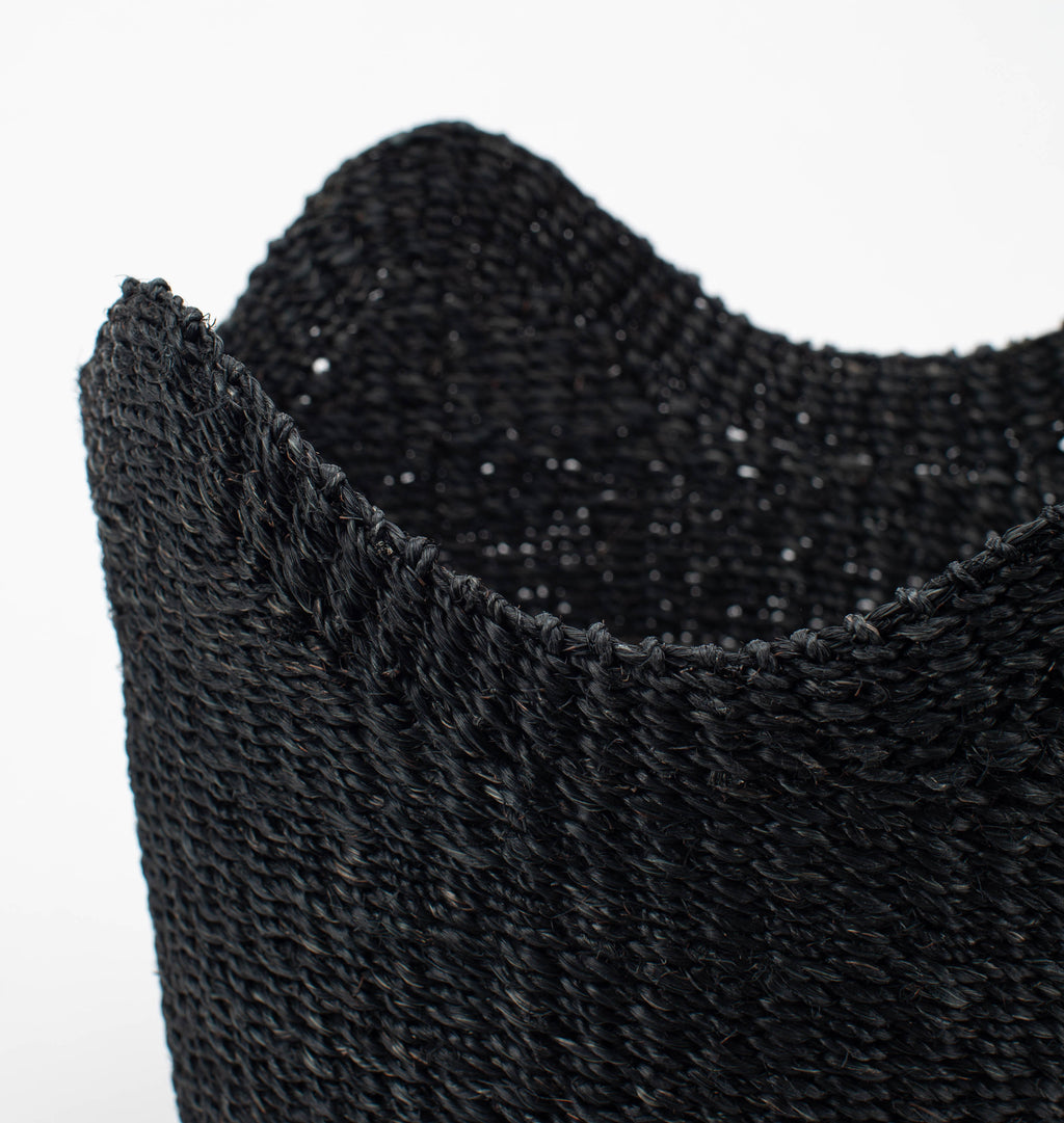 Handwoven Scallop Basket