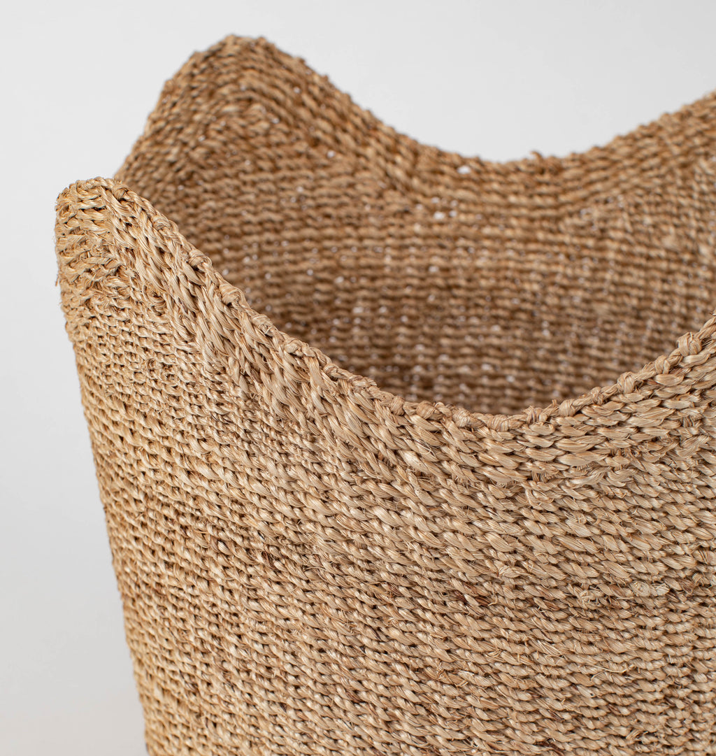 Handwoven Scallop Basket