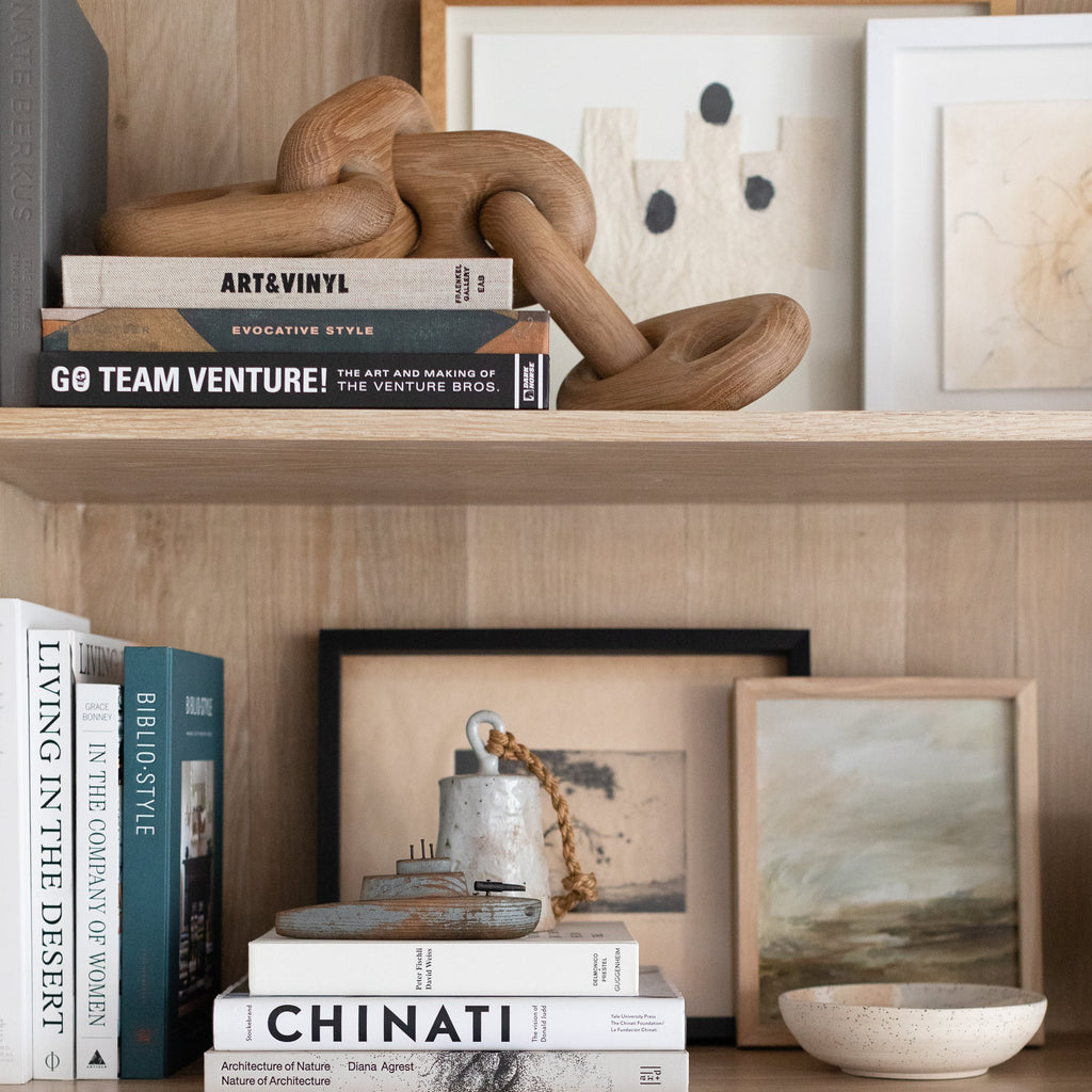 Oversized Wood Link Chain - Shoppe Amber Interiors