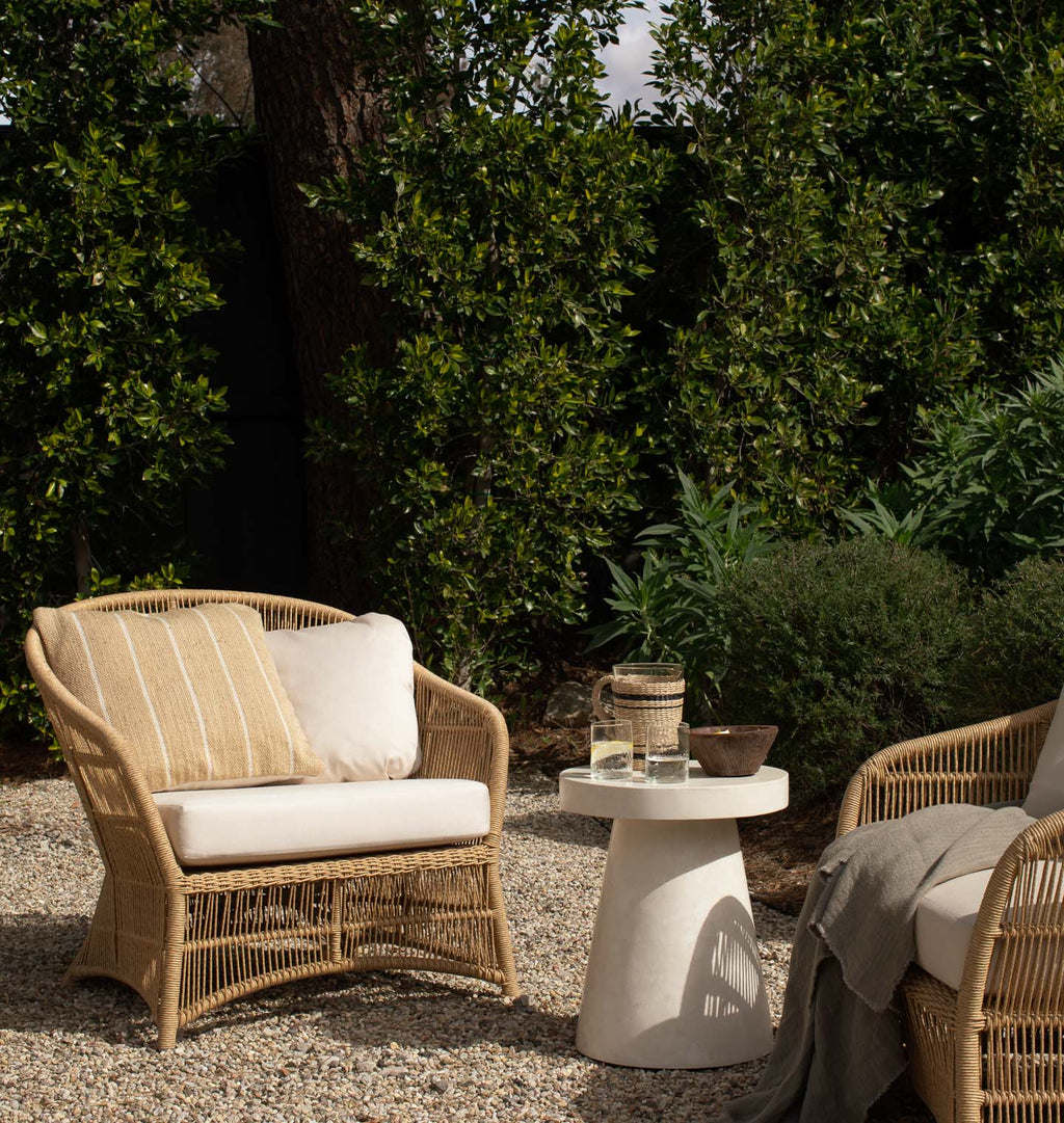Foley Stone Outdoor Side Table