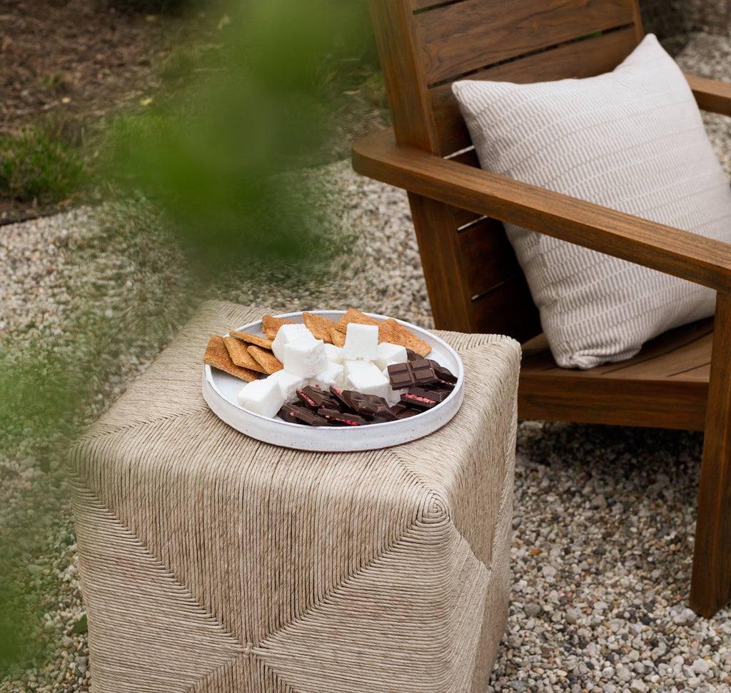 Ivan Outdoor Woven Cube