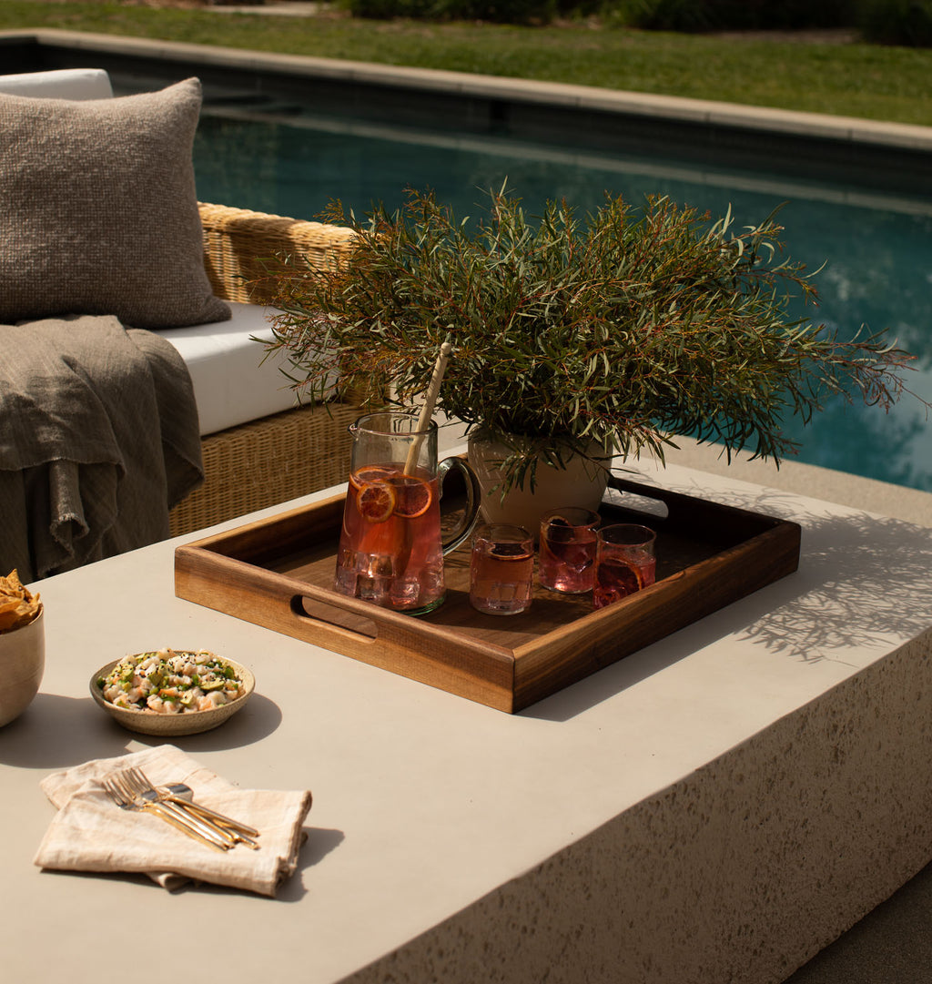 Rectangular Walnut Tray