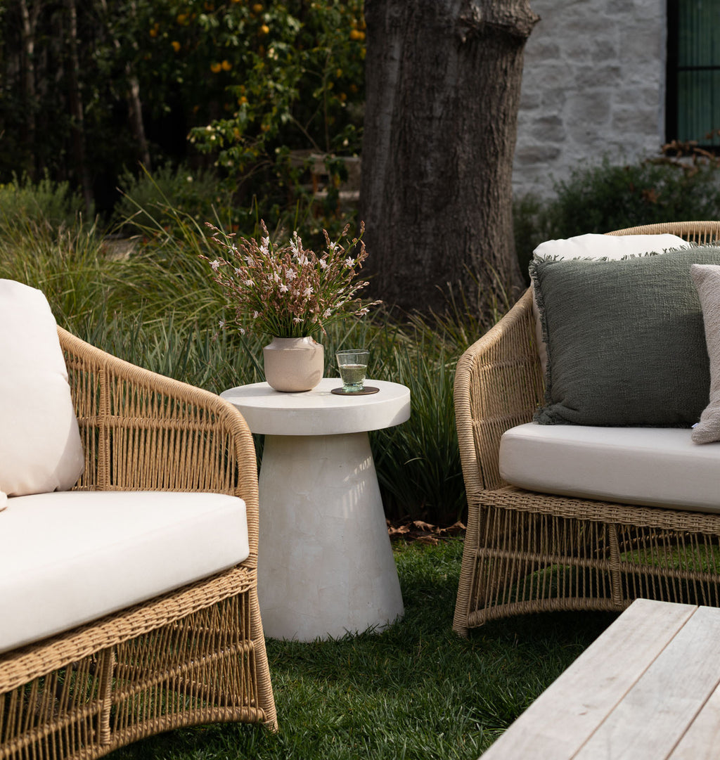 Foley Stone Outdoor Side Table