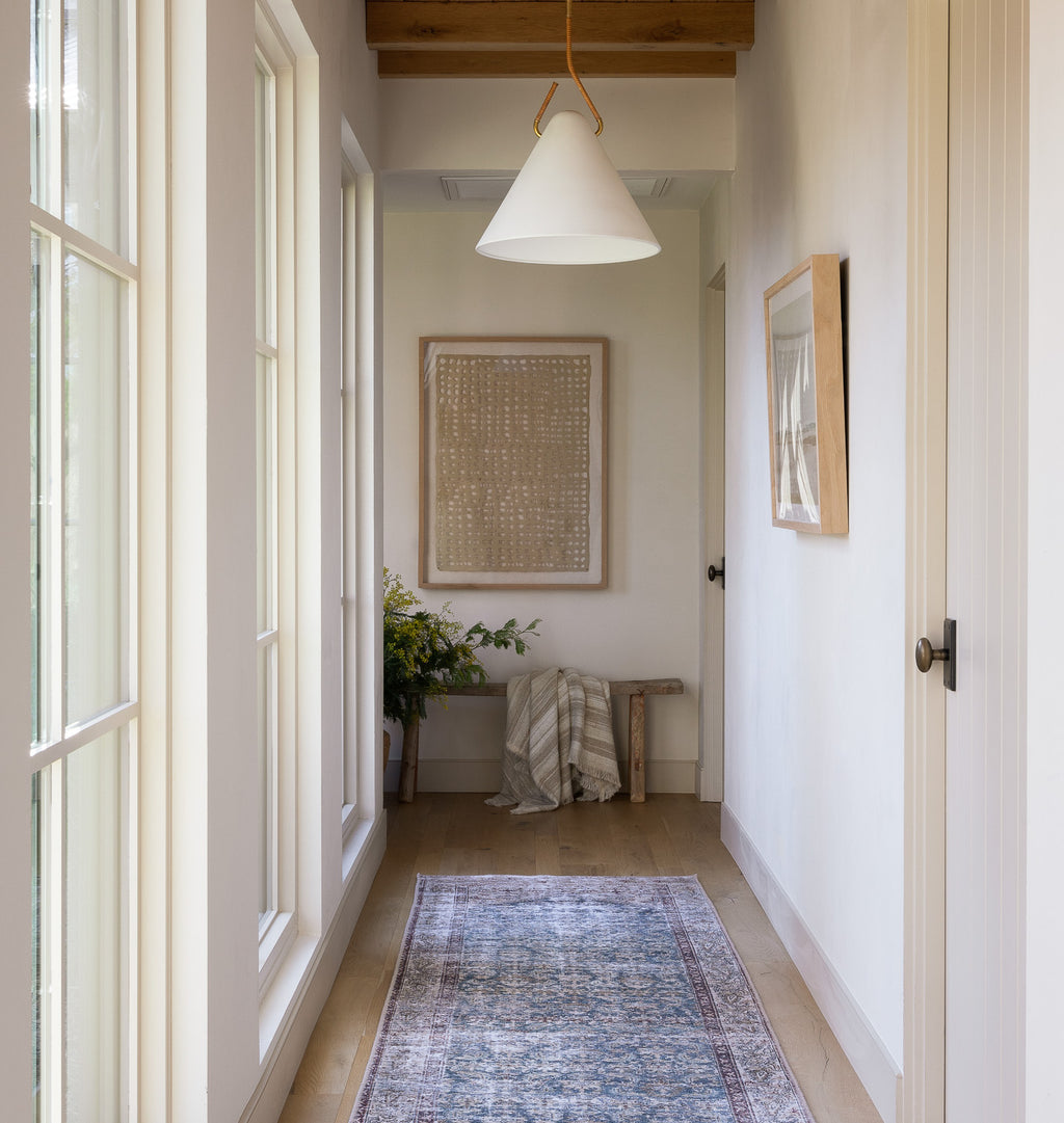 Georgie GER-04 Teal / Antique Area Rug