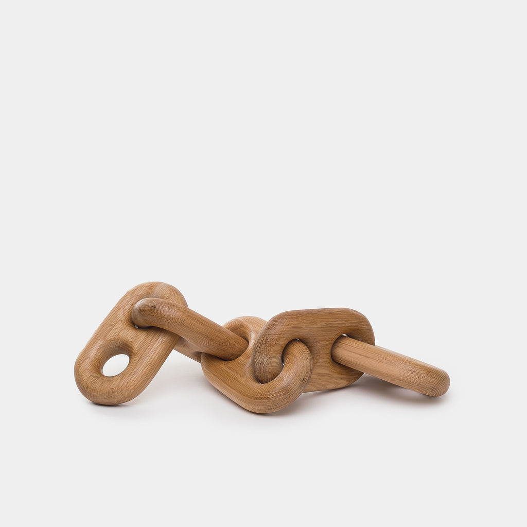 Oversized Wood Link Chain - Shoppe Amber Interiors