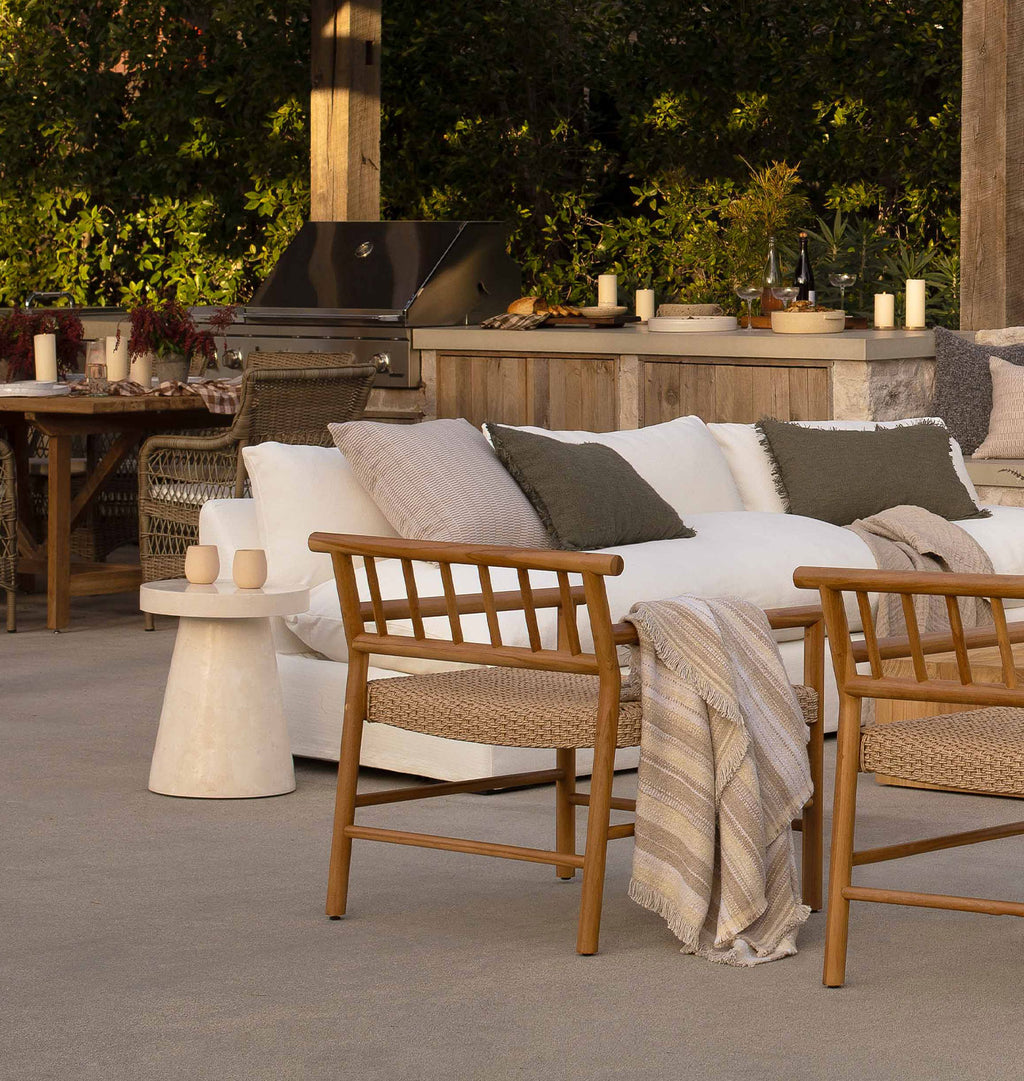 Foley Stone Outdoor Side Table